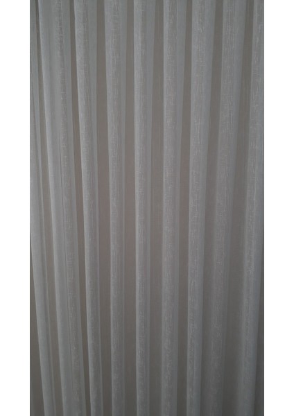 Keten Etekleri Kurşunlu 1-3 Sık Pileli 100 x 250 cm Tül Perde 450 x 260 cm