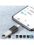 Lightning To Otg Adapter Lightning Dişi USB Dönüştürücü Adaptör Gri 5