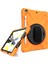 Apple iPad 6 Nesil 9.7 2018 Kılıf Defender Askılı Zırhlı Tank Case A1893 A1954 Turuncu 2