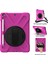 Apple iPad 5/6 Nesil Air 1/2 9.7 Kılıf Defender Askılı Zırhlı Tank Case Pembe 1
