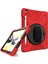 Apple iPad 6 Nesil 9.7 2018 Kılıf Defender Askılı Zırhlı Tank Case A1893 A1954 Kırmızı 2