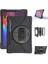 Samsung Galaxy Tab S7 Plus T970 Kılıf Defender Askılı Zırhlı Tank Case Siyah 3