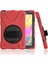 Samsung Galaxy Tab A 8.0 T290 T295 T297 Kılıf Defender Standlı Askılı Tank Zırhlı Case Kırmızı 4