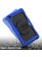 Samsung Galaxy Tab A 10.1 T510 Kılıf T515 T517 Defender Standlı Askılı Tank Zırhlı Case Mavi 2