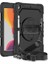 Apple iPad 7. 8. 9. Nesil 10.2" Kılıf Defender Standlı Askılı Tank Case Juji A2197 A2198 A2200 Siyah 1