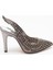 La Scada 5507-ST1 Platin Yüksek Topuk Kadın Abiye Ayakkabı