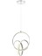 AV-5260-KK Krom Kaplama Modern Avize LED Metal Silikon 30cm 1