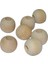 500 Grm 18 mm Ham Işlenmemiş Ahşap Boncuk - (±250 Adet ) 1
