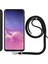 Samsung Galaxy S10 (G973F) Ip Askılı Silikon Kılıf Siyah 1