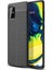 Samsung Galaxy A51 Deri Görünümlü Silikon Siyah 1