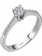 F Renk Toplam 0,45 Karat Pırlanta Tektaş Yüzük 0417R0188 2