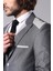 Erkek Omuz Desenli Sivri Yaka Slim Fit Ceket 2