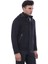 Erkek Kapüşonlu Kol Fermuarlı Slim Fit Kaban 5