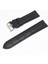 Golf Marka Siyah Croco Hakiki Deri Saat Kordonu 18 mm 1