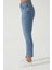 Cross Jeans Sydney Orta Mavi Yüksek Bel Slim Straight Paçası Kesikli Jean Pantolon C 4529-008 3