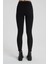 JUDY Siyah Yüksek Bel Dizi Kesikli Skinny Fit Jean Pantolon C 4521-012 3