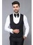 Erkek Slim Fit Yelekli Sivri Yaka Damatlık 3