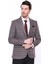 Erkek Ekose Desenli Sivri Yaka Slim Fit Ceket 1