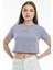 Crop Örme Brookyn Baskılı T-Shirt 5