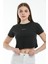 Crop Örme Brookyn Baskılı T-Shirt 2