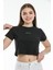 Crop Örme Brookyn Baskılı T-Shirt 3