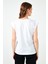 Bisiklet Yaka Pamuk T Shirt Kadın T SHİRT 5864019 4