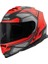Storm Faster Mat Kırmızı-Tıtanıum Kask Siyah Cam 1