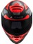 Storm Faster Mat Kırmızı-Tıtanıum Kask Siyah Cam 2