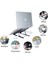 F1 Laptop Tablet Telefon Kitap Okuma Standı Çok Amaçlı Stand Katlanabilir 10-15.6'' Uyumlu Dizüstü Bilgisayar 2