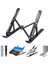 F1 Laptop Tablet Telefon Kitap Okuma Standı Çok Amaçlı Stand Katlanabilir 10-15.6'' Uyumlu Dizüstü Bilgisayar 4