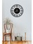 Black Flare Metal Duvar Saati - 50 x 50 cm 1