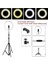 Geçmeli Tripod 10INÇ Halka LED 168CM Video Selfi 2