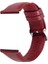 Apple Watch Uyumlu 38 mm Deri Kordon Kırmızı 1