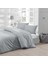 Cotton Collection Ranforce Battal Ebat Nevresim Takımı Simple Gri 1
