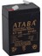 Akü 6V 4A (7X10X4.3CM) Ataba 1