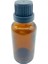 Cam Amber Şişe Düz Kapak Kör Tıpalı 30 ml 10'lu 1