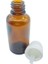 Cam Amber Şişe Içten Damlatmalı Kapak Beyaz 30 ml 10'lu 2
