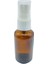 Cam Amber Şişe Sprey Başlıklı Beyaz Kapak 30 ml 10'lu 1