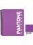 Pantone Pp Kapak Large Boy Çizgili Defter Mor 93004-6 1