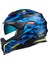 X.wst 2 Rockcıty Mat Mavi-Neon Sarı Kask 1