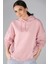 Sweetness Kadın Pudra Kapüşonlu Sweatshirt 2