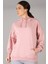 Sweetness Kadın Pudra Kapüşonlu Sweatshirt 3