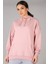 Sweetness Kadın Pudra Kapüşonlu Sweatshirt 5