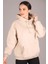 Sweetness Haki Renk Kapüşonlu Kadın Sweatshirt 3