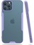 Apple iPhone 12 Pro Max Kılıf Kamera Korumalı Arkası Mat Silikon - Lila 1