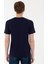 Erkek Lacivert Slim Fit Basic V Yaka Tişört 50239846-VR033 3