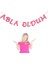 Abla Oldum Simli Eva Uzar Yazı - 90 cm 1