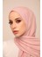 Viskon Pamuk Penye Şal - Pembe 1