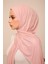 Viskon Pamuk Penye Şal - Pembe 3