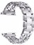 Apple Watch 44MM Uyumlu Zincir Desenli Metal Kordon Gümüş 1